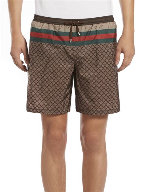 Gucci swim shorts for men